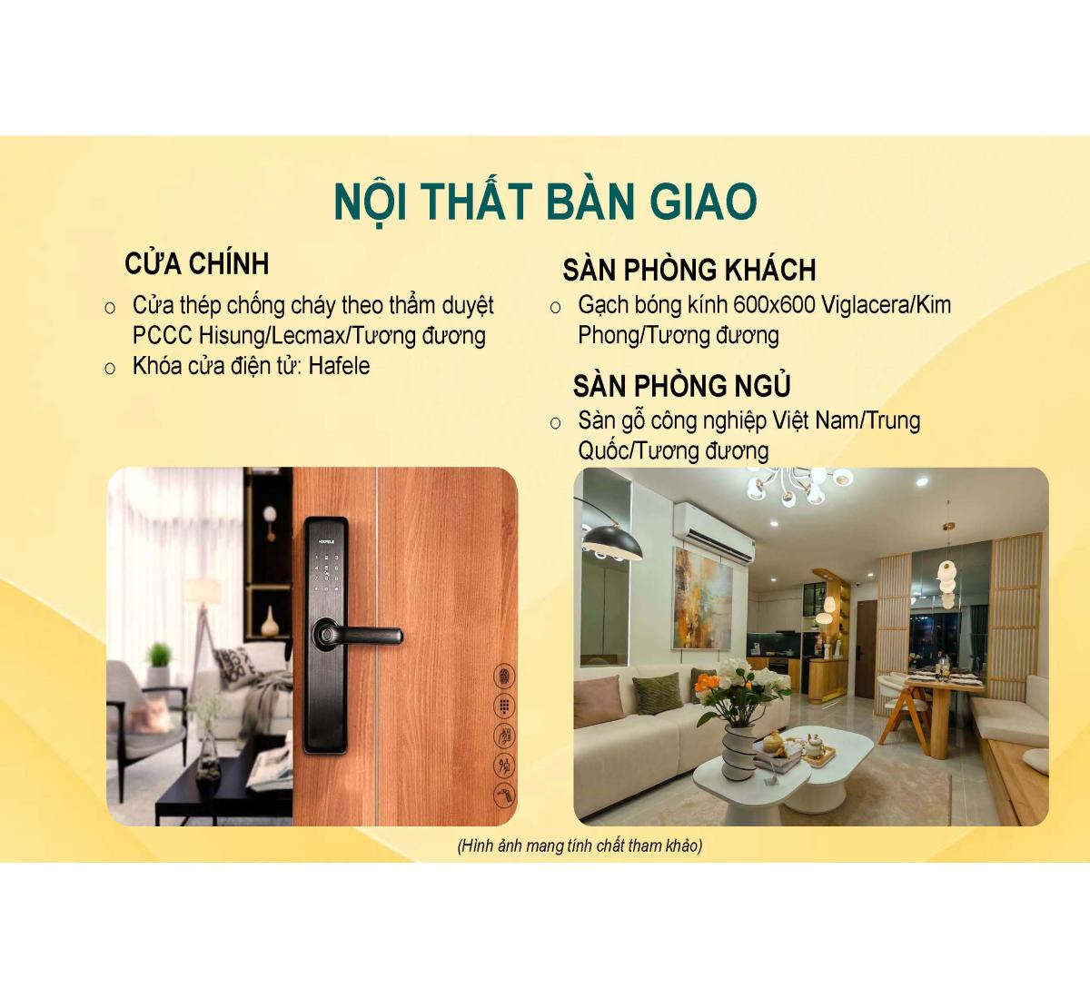 Chi Tiết Danh Mục Bàn Giao Bcons Aria có gì ?